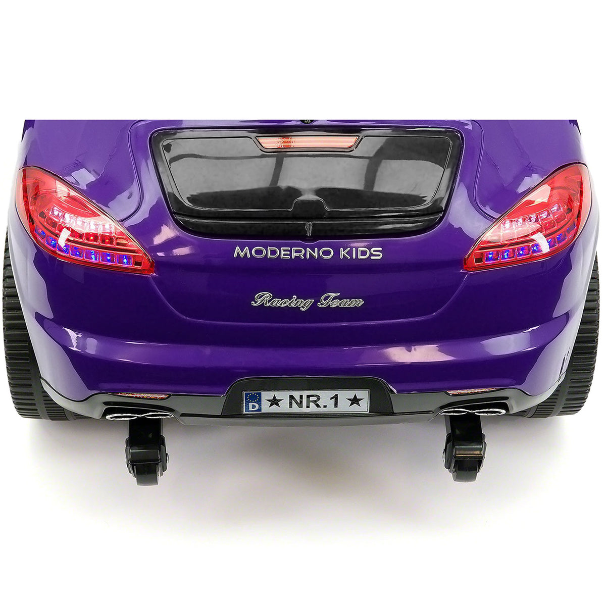 Moderno Kids Kiddie Roadster 12V Kids Electric Ride-On Car with R/C Parental Remote | Purple