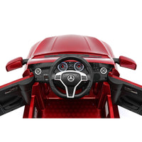 Moderno Kids Mercedes CLA45 12V Kids Ride-On Car with R/C Parental Remote | Cherry Red Metallic