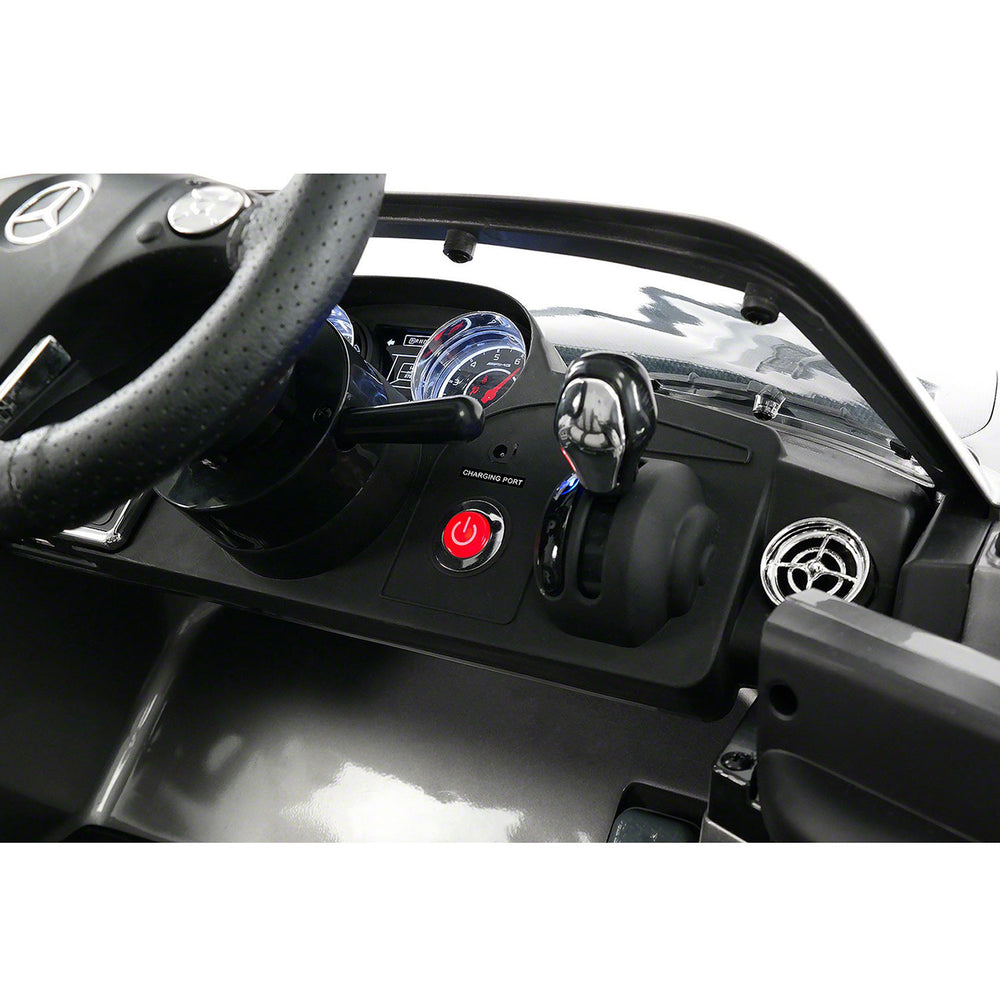 Moderno Kids Mercedes SLS AMG Final Edition 12V Kids Ride-On Car with Parental Remote | Gray Metallic