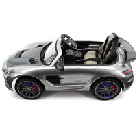 Moderno Kids Mercedes SLS AMG Final Edition 12V Kids Ride-On Car with Parental Remote | Gray Metallic