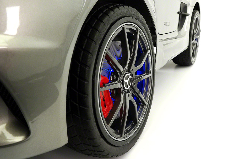 Moderno Kids Mercedes SLS AMG Final Edition 12V Kids Ride-On Car with Parental Remote | Gray Metallic