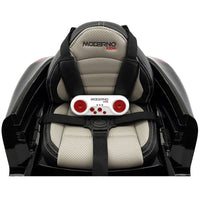 Moderno Kids Kiddie Roadster 12V Kids Electric Ride-On Car with R/C Parental Remote | Black Metallic