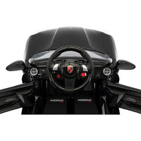 Moderno Kids Kiddie Roadster 12V Kids Electric Ride-On Car with R/C Parental Remote | Black Metallic