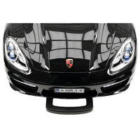 Moderno Kids Kiddie Roadster 12V Kids Electric Ride-On Car with R/C Parental Remote | Black Metallic