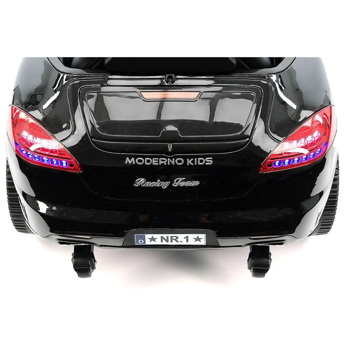 Moderno Kids Kiddie Roadster 12V Kids Electric Ride-On Car with R/C Parental Remote | Black Metallic