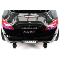 Moderno Kids Kiddie Roadster 12V Kids Electric Ride-On Car with R/C Parental Remote | Black Metallic