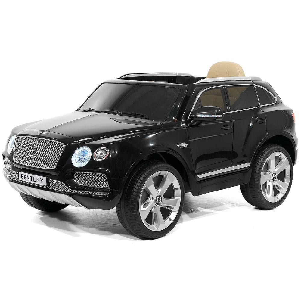 Moderno Kids Bentley Bentayga 12V Kids Ride on Car SUV with R/C Parental Remote Control | Black