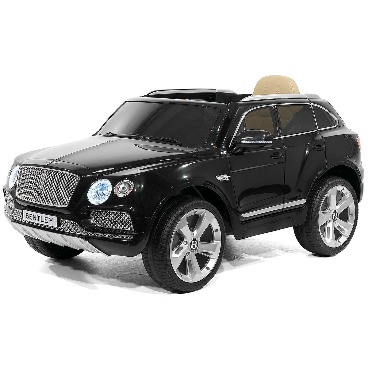 Moderno Kids Bentley Bentayga 12V Kids Ride on Car SUV with R/C Parental Remote Control | Black