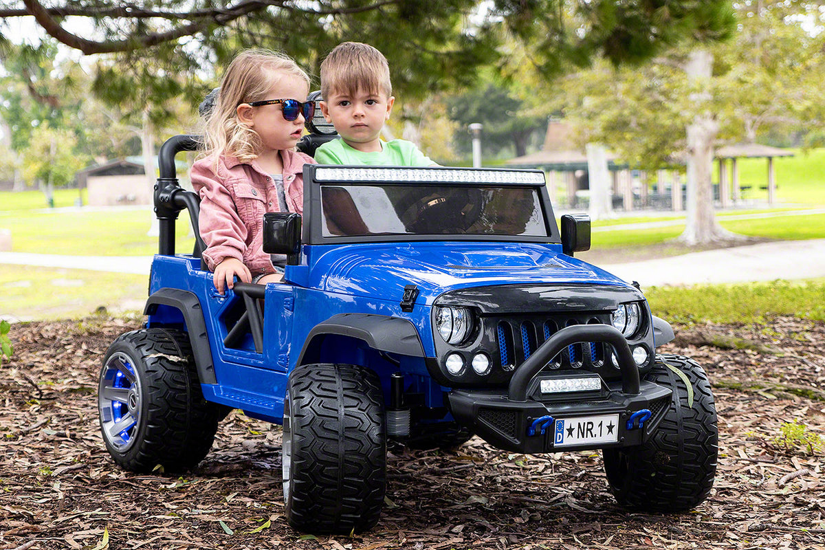 Moderno Kids Trail Explorer 12V Kids Ride-On Car Truck with R/C Parental Remote | Fire Rescue