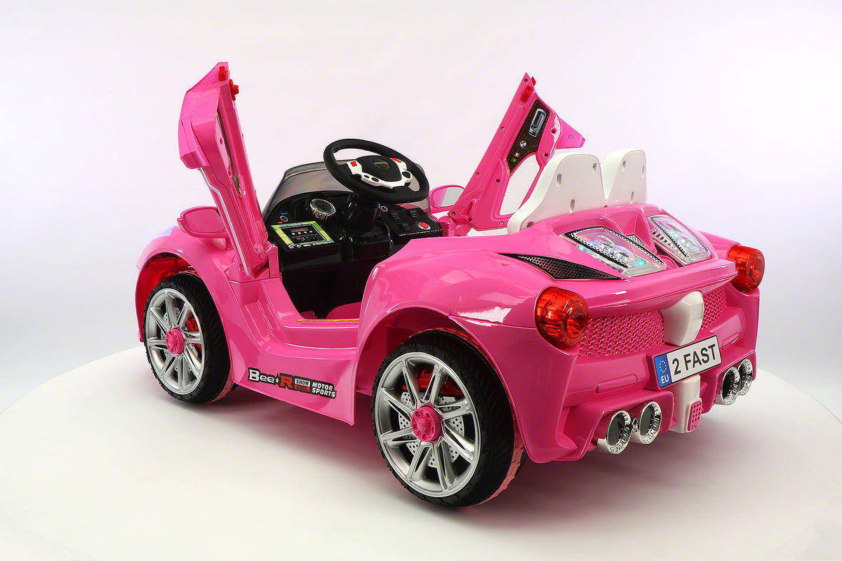 Moderno Kids Spider GT Kids 12V Ride-On Car with R/C Parental Remote | Pink