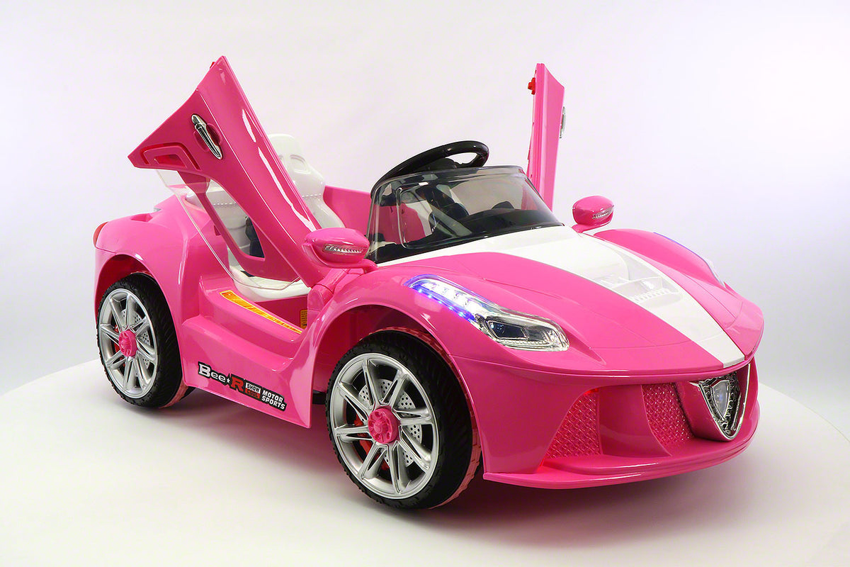 Moderno Kids Spider GT Kids 12V Ride-On Car with R/C Parental Remote | Pink
