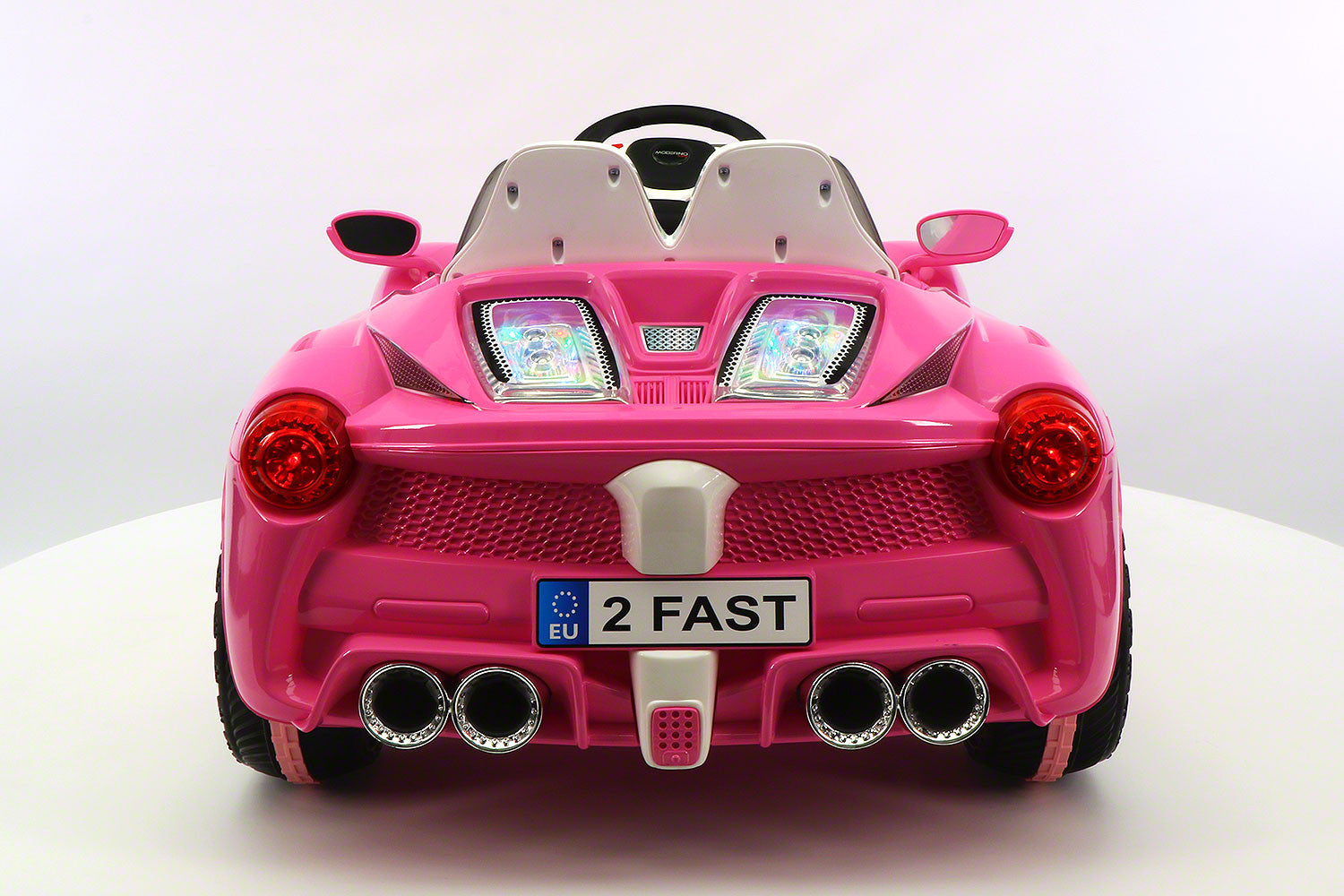 Moderno Kids Spider GT Kids 12V Ride-On Car with R/C Parental Remote | Pink