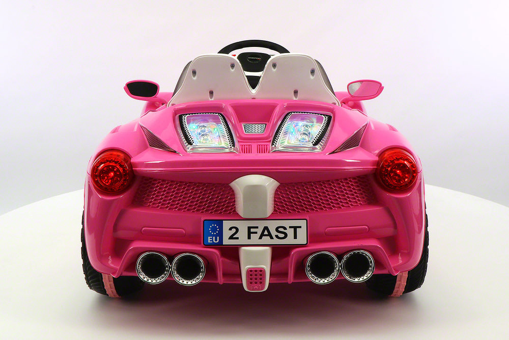 Moderno Kids Spider GT Kids 12V Ride-On Car with R/C Parental Remote | Pink