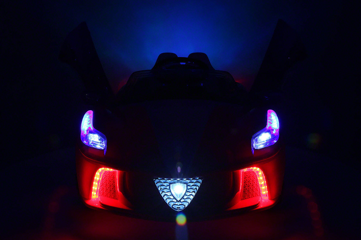 Moderno Kids Spider GT Kids 12V Ride-On Car with R/C Parental Remote | Cherry Red