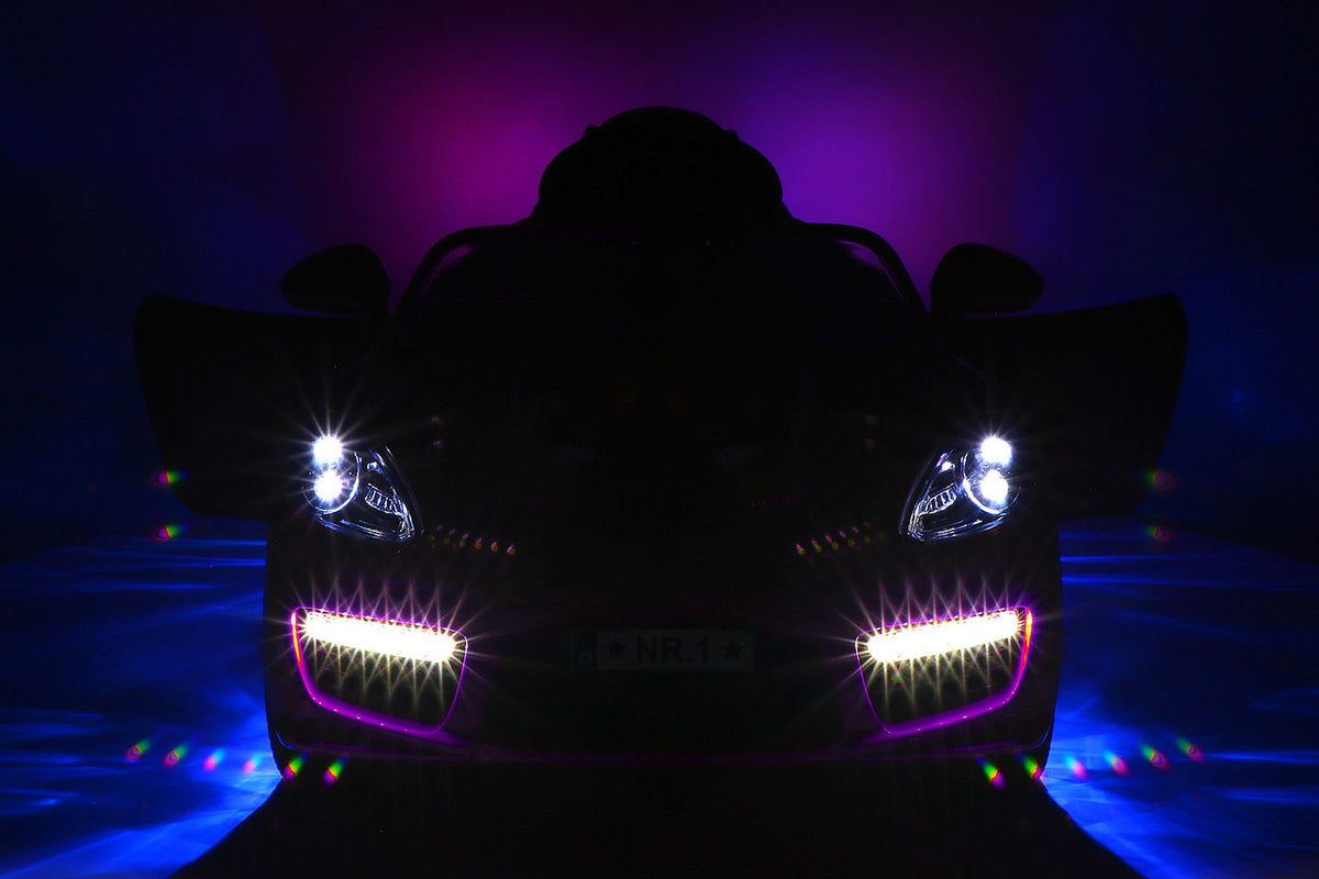 Moderno Kids Kiddie Roadster 12V Kids Electric Ride-On Car with R/C Parental Remote | Purple