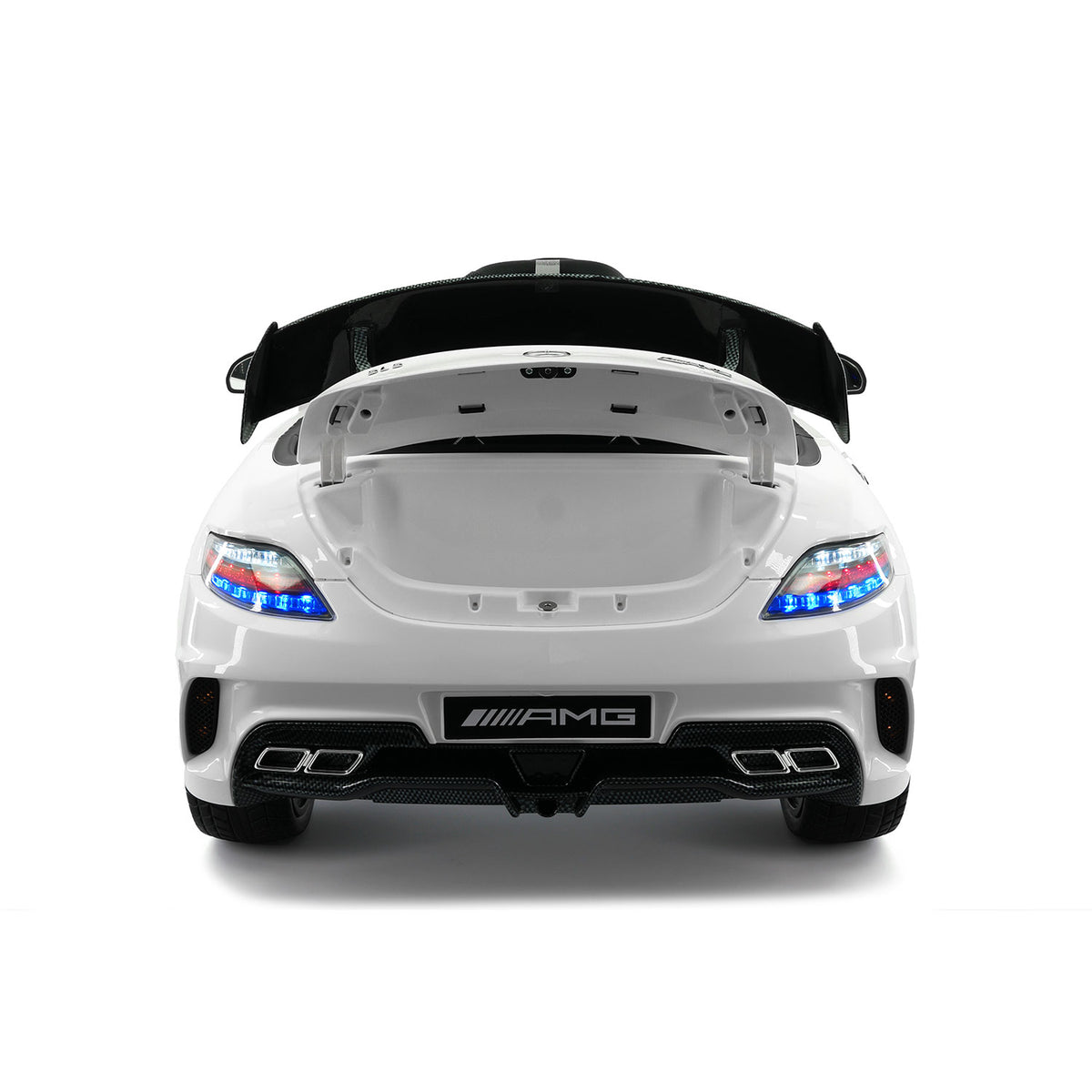 Moderno Kids Mercedes SLS AMG Final Edition 12V Kids Ride-On Car with Parental Remote | White