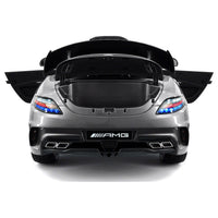 Moderno Kids Mercedes SLS AMG Final Edition 12V Kids Ride-On Car with Parental Remote | Gray Metallic
