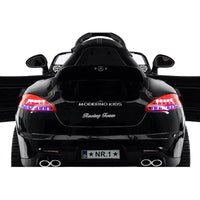 Moderno Kids Kiddie Roadster 12V Kids Electric Ride-On Car with R/C Parental Remote | Black Metallic