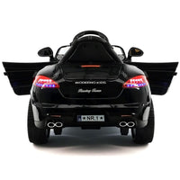 Moderno Kids Kiddie Roadster 12V Kids Electric Ride-On Car with R/C Parental Remote | Black Metallic