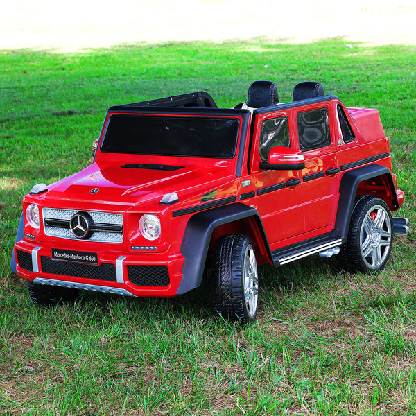 Moderno Kids Mercedes Maybach G650 12V Kids Ride-On Car with Parental Remote | Cherry Red