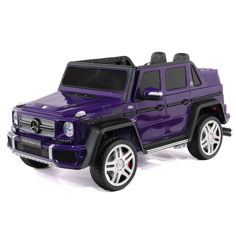 Moderno Kids Mercedes Maybach G650 12V Kids Ride-On Car with Parental Remote | Purple
