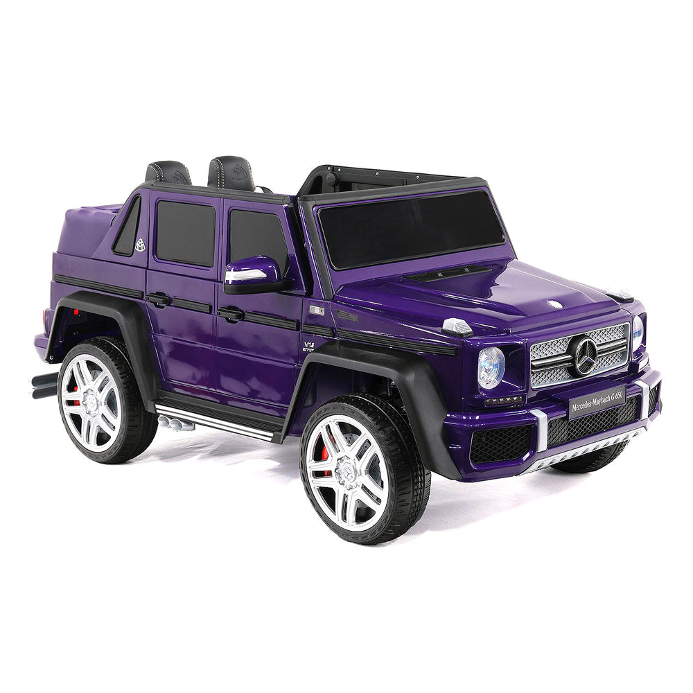 Moderno Kids Mercedes Maybach G650 12V Kids Ride-On Car with Parental Remote | Purple