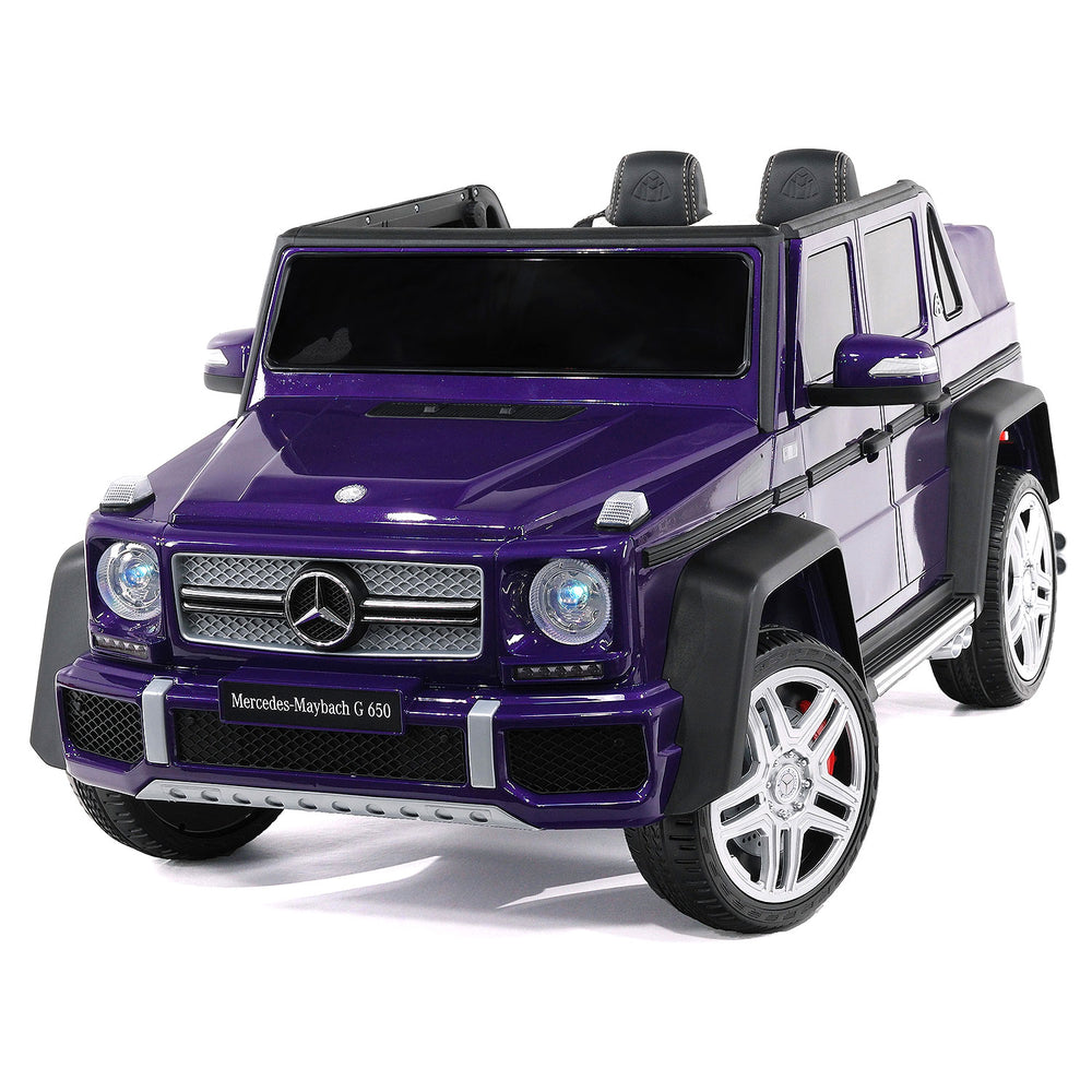 Moderno Kids Mercedes Maybach G650 12V Kids Ride-On Car with Parental Remote | Purple