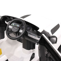 Moderno Kids Land Rover Defender 12V Kids Ride-On Car with R/C Parental Remote | Black