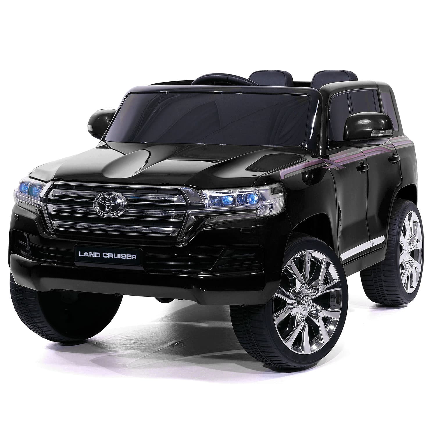 Toyota Land Cruiser 12V Kids Ride-On Car with R/C Parental Remote | Bl