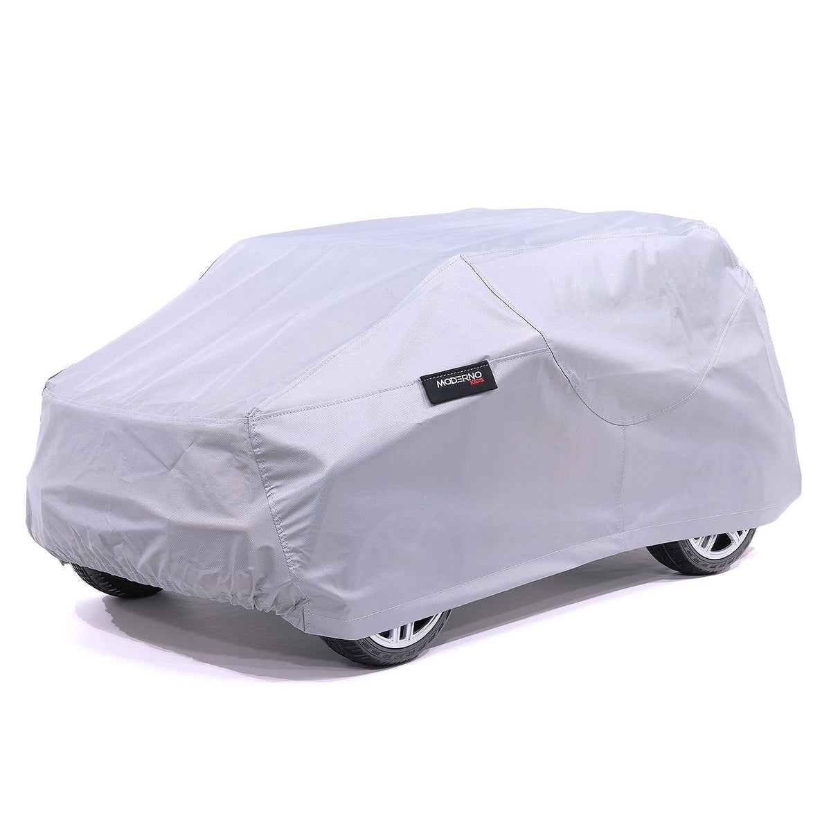 Moderno Kids Custom-Fitted Ride-On Toy Cover on the Mercedes Maybach G650 Kids Car, Front Left View