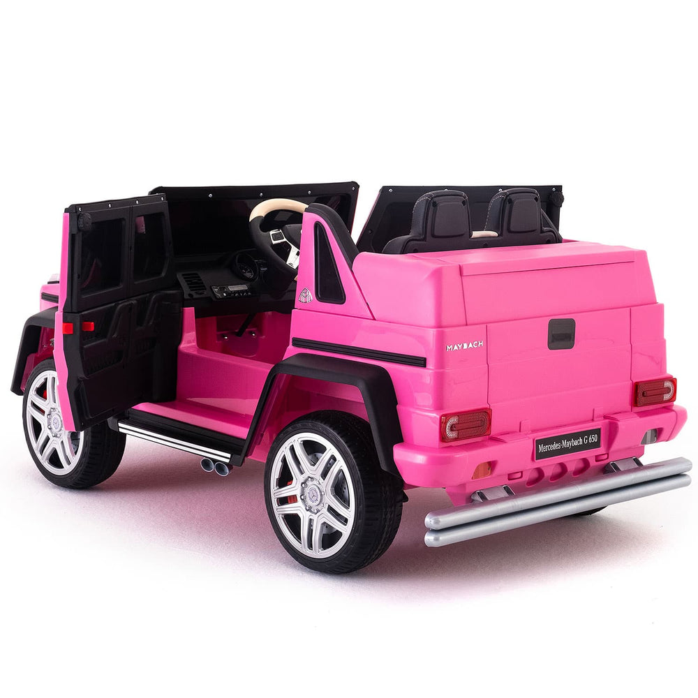 Moderno Kids Mercedes Maybach G650 12V Kids Ride-On Car with Parental Remote | Pink