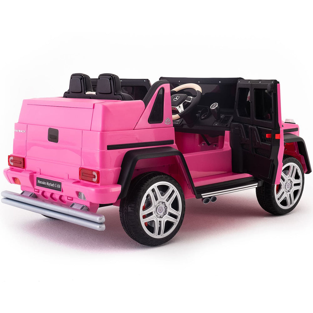 Moderno Kids Mercedes Maybach G650 12V Kids Ride-On Car with Parental Remote | Pink