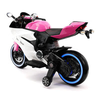 Moderno Kids Street Racer 12V Electric Kids Ride-On Motorcycle | Pink