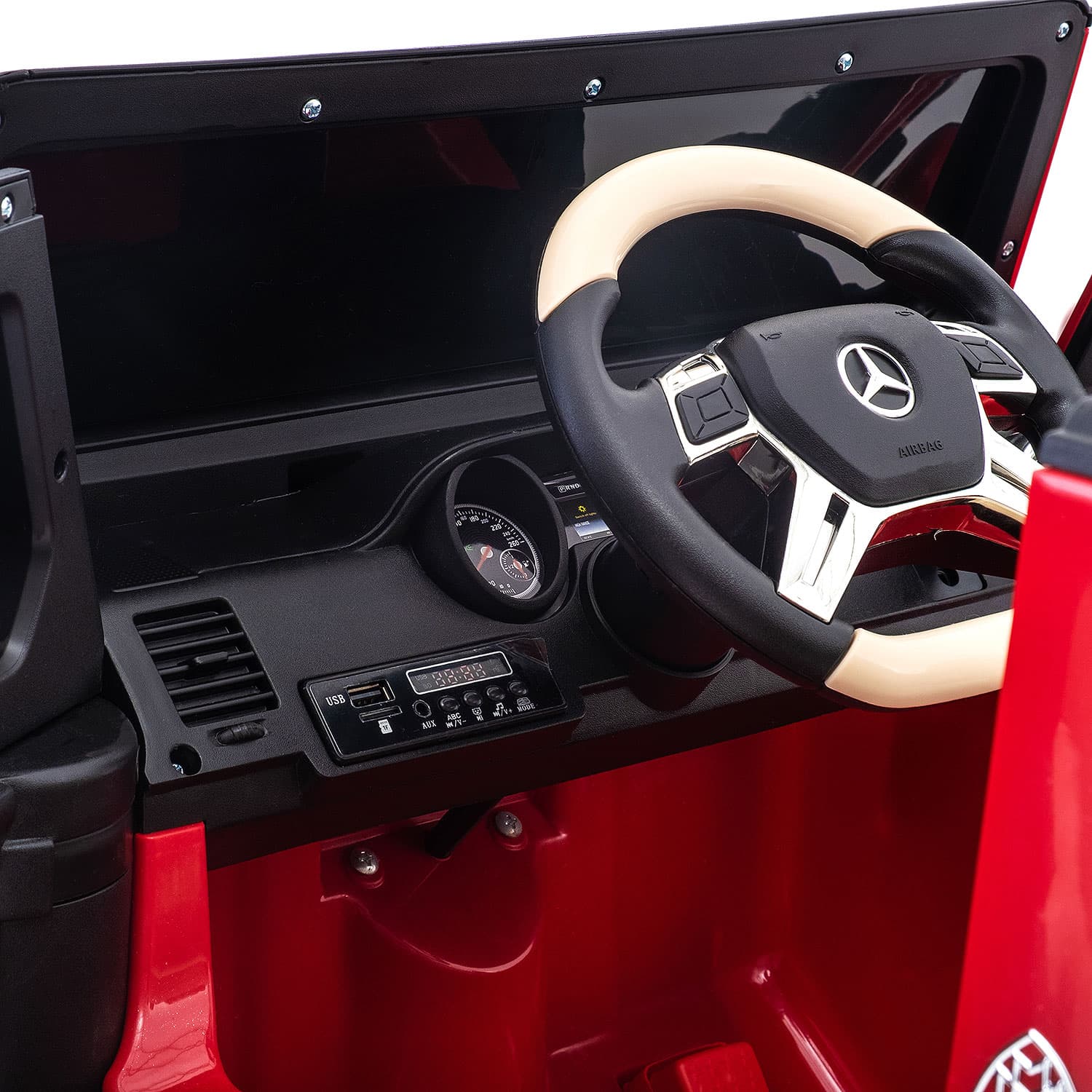 Moderno Kids Mercedes Maybach G650 12V Kids Ride-On Car with Parental Remote | Cherry Red