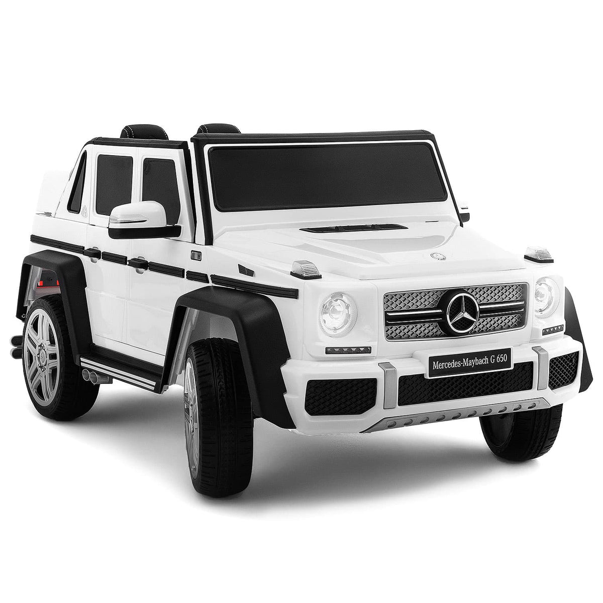 Moderno Kids Mercedes Maybach G650 12V Kids Ride-On Car with Parental Remote | White