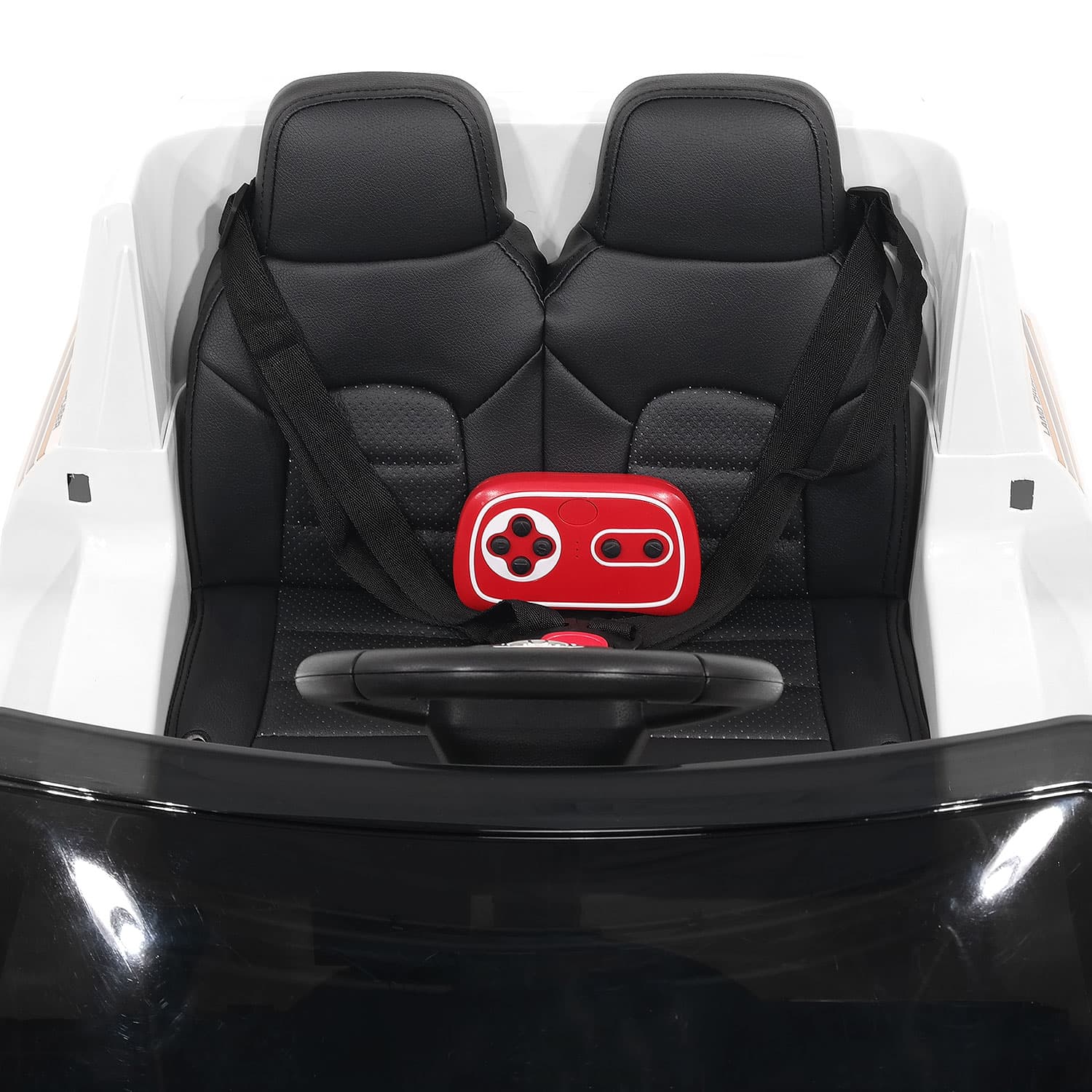 Moderno Kids Toyota Land Cruiser 12V Kids Ride-On Car with R/C Parental Remote | Red