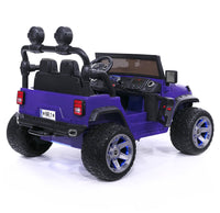 Moderno Kids Trail Explorer 24V Kids Ride-On Car Truck with R/C Parental Remote | Purple