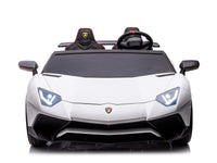 Moderno Kids Lamborghini Aventador XXL 24V Big Kids Ride-On Car | White