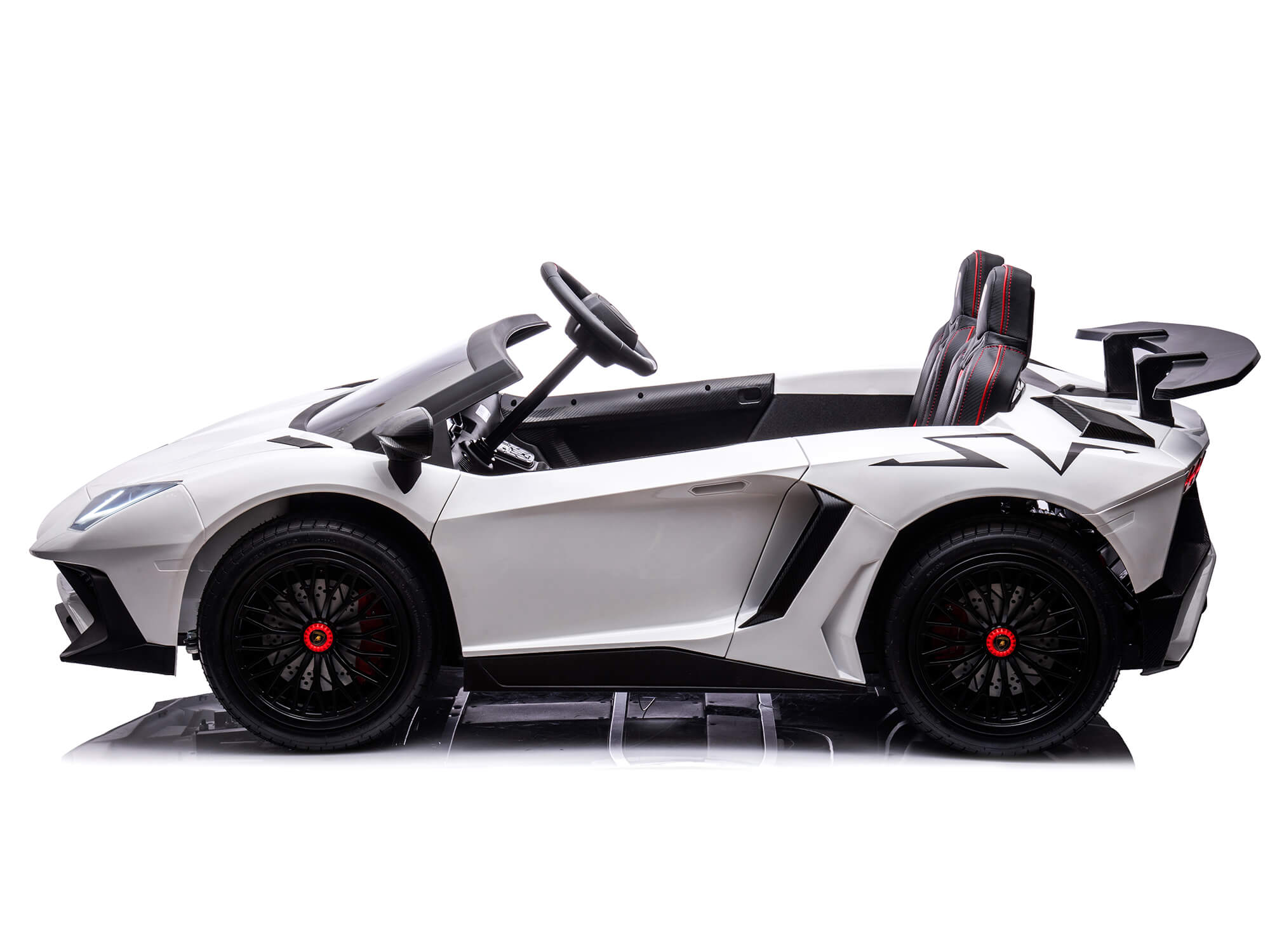 Lamborghini Aventador XXL 24V Big Kids Ride-On Car | White