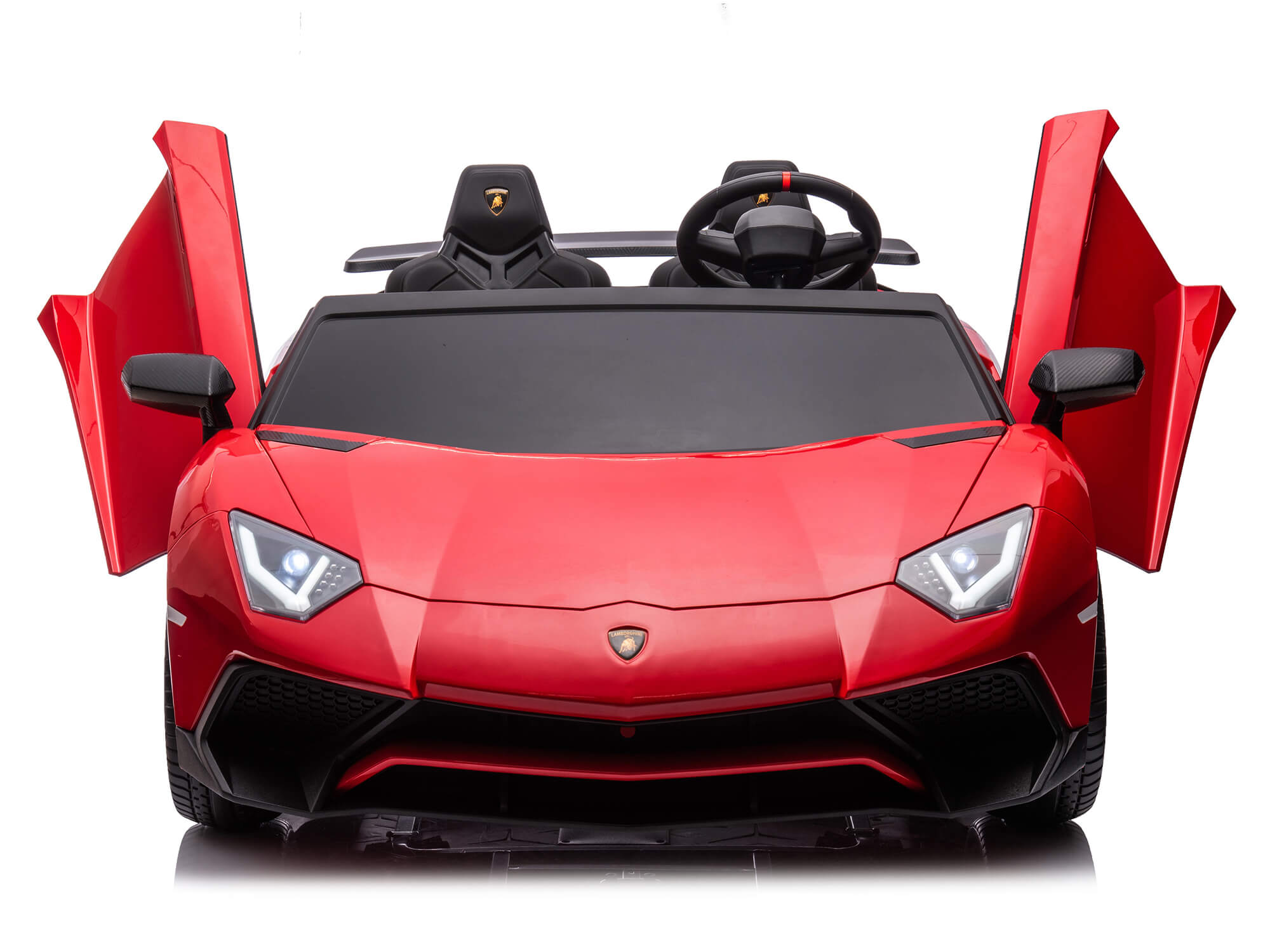 Moderno Kids Lamborghini Aventador XXL 24V Big Kids Ride-On Car | Red