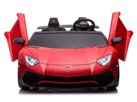 Moderno Kids Lamborghini Aventador XXL 24V Big Kids Ride-On Car | Red