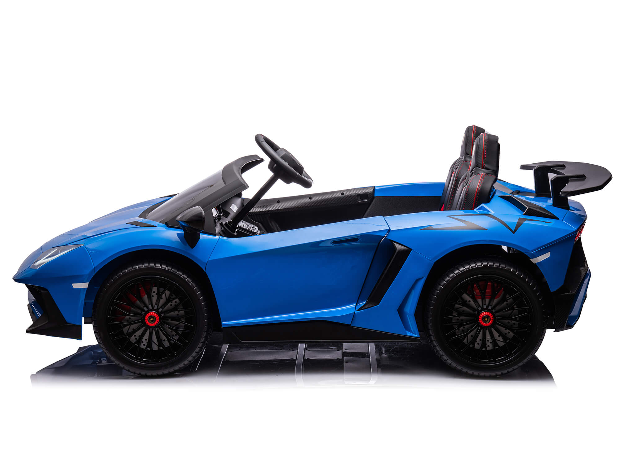 Moderno Kids Lamborghini Aventador XXL 24V Big Kids Ride-On Car | Blue