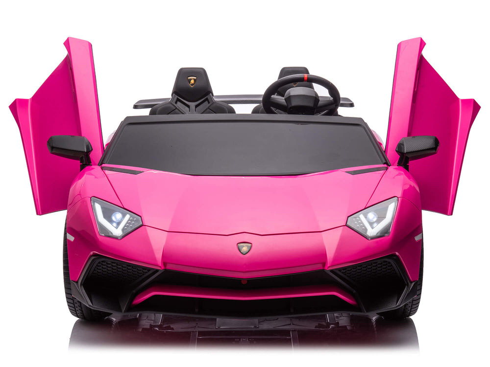 Moderno Kids Lamborghini Aventador XXL 24V Big Kids Ride-On Car | Pink