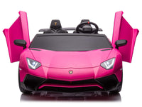 Moderno Kids Lamborghini Aventador XXL 24V Big Kids Ride-On Car | Pink