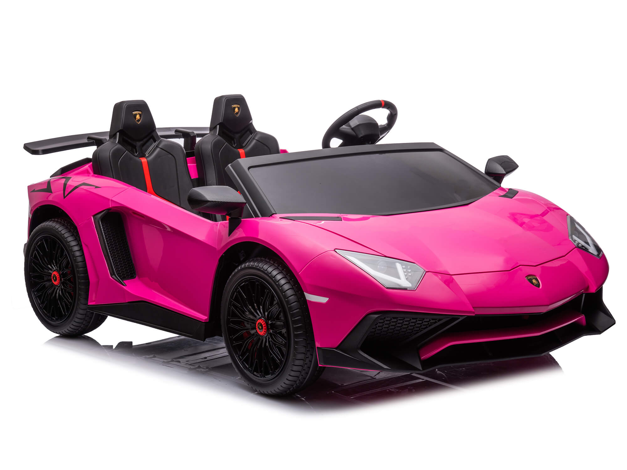 Moderno Kids Lamborghini Aventador XXL 24V Big Kids Ride-On Car | Pink