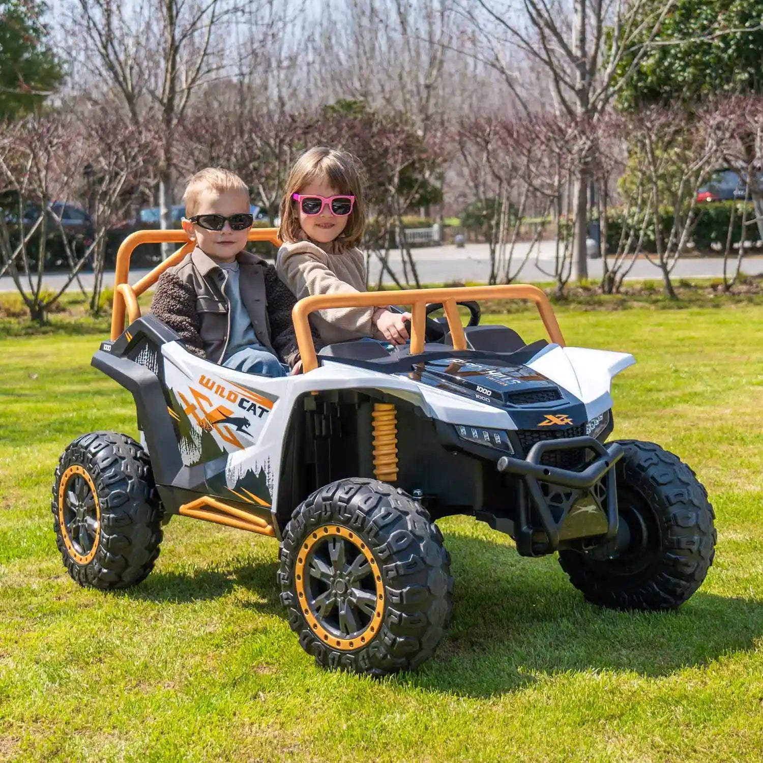 Moderno Kids Arctic Cat XL 24V 4WD Kids Ride-On UTV with R/C Parental Remote | Honey Gold