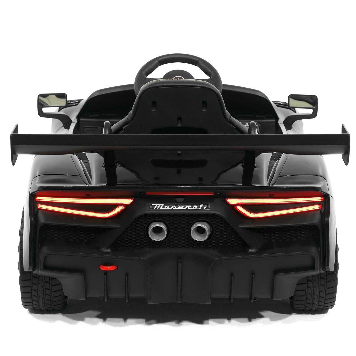 Moderno Kids Maserati GT2 24V Kids Ride-On Car with R/C Parental Remote | Black