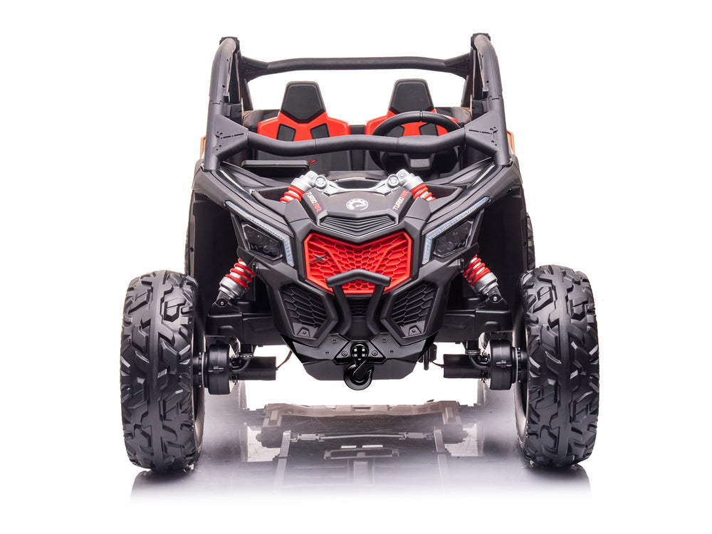 Moderno Kids Can-Am Maverick Custom Edition 24V Kids Ride-On UTV Buggy Car | Desert Tan