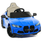 BMW M4 12V Kids Ride-On Car with R/C Parental Remote | Blue