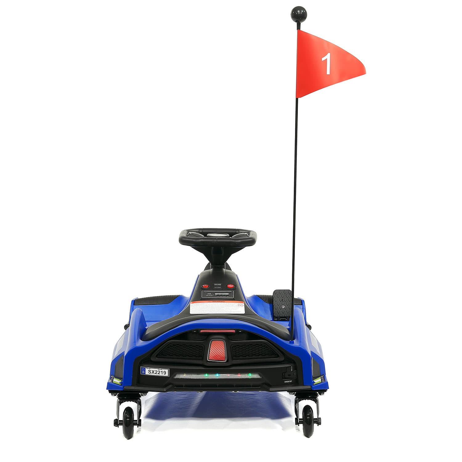 360° Drift Glider 24V Kids Ride-On Go-Kart | Blue